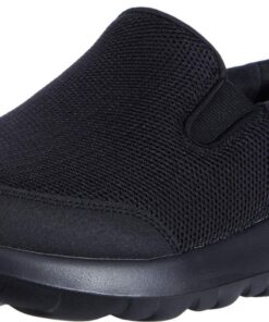 Skechers Homme Go Walk Max Clinched - Chaussure de Marche Noir 43 EU X-Large