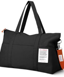 Sac de Voyage Flintronic Imperméable pour Homme et Femme, Ryanair Valise Cabine, Noir