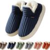 Pantoufles Sobeta en mousse à mémoire de forme confortables pour femme, antidérapantes et rétro, parfaites pour la maiso