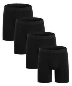 ZLYC Caleçon Coton Long Boxer Pour HommeComfortable et Confortable pour une Journée Relâchée, Idéal pour la maison et le