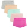 Shorty INNERSY Adolescent Coton Doux Boxer Lot de 5 Ado 8-16 Ans Sport OEKO-TEX STANDARD 100