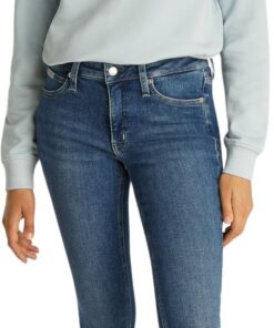 Calvin Klein Jean Femme Étroit pour Femmes - Denim Classique en 30/32/34/36 - Élégance & Confort - Pantalon Skinny Tenda