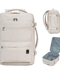WANDF Sac à Dos Bagage à Main 45x36x20cm Easyjet, Sac à Main de Voyage pour Hommes et Femmes, Sac à Dos avec Compartimen
