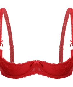 Alvivi Femme Push Up Soutien-Gorge Redresse-Seins Ouvert Brassière sous Vêtement Corset Lingerie Underwear S-4XL pour Fe