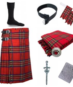 Ensemble de kilt écossais BAGPIER Trendish 8 pièces pour hommeoccasion de cérémonie Ensemble de kilt écossais traditionn