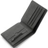 KEYRI Portefeuille Homme avec 12 Compartiments pour Cartes, Poche à Monnaie et Compartiment pour Billets - Wallet en Cui
