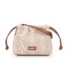 WITTCHEN Sac à main femme bandoulière petite format élégant similicuir deux poches fermeture magnetique