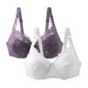 Grand Taille Soutien-Gorge Dentelle pour Femme Sexy et Décontracté - 2 Pièces Genie Bra Sans Armature 110E