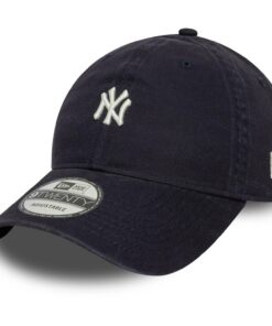 New Era 9Twenty Casual Cap Mini Logo New York Yankees Navy pour Hommes Marseille Football