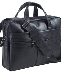 seyfocnia Mallette de voyage d'affaires en cuir faite à la main pour homme - Luxe, Durable, Business Professional