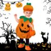 Costume de citrouille enfant pour Halloween Cosplay Party Vêtements Costume de citrouille garçon et fille Pour Enfants
