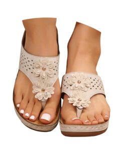 Sandales orthopédiques femme confortables pour la marche en été with supporting plantaire and massage comfortable - tail