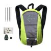 15L Sac À Dos De Sécurité À Vélo LED Lumineux Avec Télécommande Sans Fil Rechargeable USB - Sac À Dos Extérieur Pour Cyc