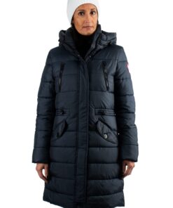 Doudoune mi-longue kaki paragoose femme hiver mode chaud fonctionnelle tailles variées