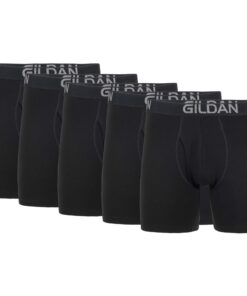 Gildan Underwear Cotton Stretch Boxer Briefs Homme - Lot de 8Pas cher et confortable pour l'homme actif
