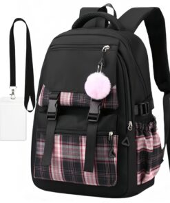 Sac à dos Aryan pour adolescentes et femmes léger pour ordinateur portable 17 pouces - Esthétique pour Voyage, Collège e