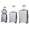 Valises CELIMS Gris pour Voyage | Rigide | Lot de 4 Pièces | Adaptées aux Passagers en Cabine et en Évacuation| Idéales