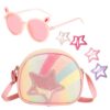 Sac Petite Filles Rose Arc En Ciel Étoile Petit