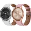 RevengeTechbracelet en cuir compatible Garmin Vivomove 3 luxe et élégant - 20 mm