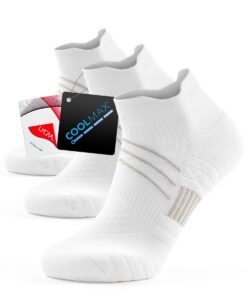 Chaussettes Courtes Respirant Coussin TRENDOUX Homme Femme: Chaussette Support de Voûte pour Sport, Running, Marcher, Ra