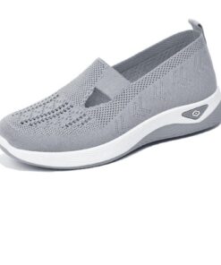 SQYZRZ Femmes Chaussures de Marche Orthopédiques Breathable Soft Go Walking Plates-forme Fo amendment Elargi Support du