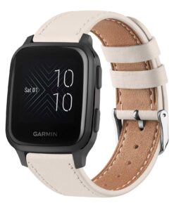 bracelet en cuir Garmin Venu Sq Music | compatibilité | homme | gymnase | résistant à l'eau | bracelet de rechange en cu