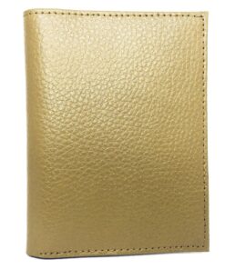 Charmoni Portefeuille Homme - Sac à Cartes Multi-Fonction - Hommes en Croute de Cuir (Taupe Beige)
