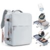 Sac à Dos Sous Vide avec Airbag pour Homme et Femme, Valise Voyage Étanche Taille Cabine avec Pompe de Vide, Sac de Voya