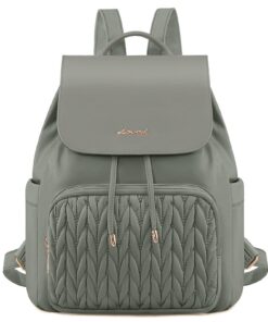LOVEVOOK Sac à dos femme étanche pour le travail et les loisirs - 2 en 1 sac à main et sac à dos - Mini sac à dos pour v