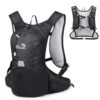 Réfléchissant Sac a Dos Vélo Outplea 12L Léger, Sac a Dos Moto VTT Homme Femme, Hydratation pour Running Sport Ski Escal