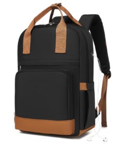 Kono Sac à Dos Ordinateur Portable 15,6 Pouces - Imperméable, Antivol, Grande Capacité | Idéal pour Femmes, Travail, Éco