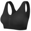 Tuopuda Soutien-Gorge de Sport pour Femme, Sans Bonnet avec Fermeture Éclair Avant et Plaquettes Amovibles, idéal pour G