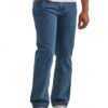 Wrangler Authentics Jean Classique pour Homme Coupe Décontractée + Taille Élasticisée +Comfort Ultra-Doux