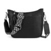 Sacs Bandoulière Femme URAQT, Sac Main Modeavec 3 Comp., Sangle Réglable, Elegant Pour Voyage & Travail.