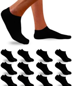 Chaussettes Basses DIVABONNA Coton Respirant - Adultes - Sport - Confort - 12 Paires