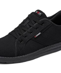 Chaussures de Sécurité Léger Hommes Slip On Embout Acier LARNMERN Confortables Cherchées Homme Travail