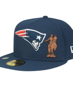 Chapeau New Era 59Fifty FITTED Patriotes de Nouvelle-Angleterre NFL