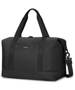 Sac de Voyage ECOHUB Imperméable 20L pour Homme Femme Été Voyages Week-End (Noir)