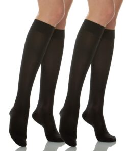 Relaxsan Basic 950 mi-bas de maintien 280 Den compression graduée forte pour femmes durant la grossesse et le poste de t