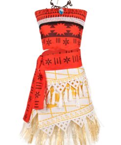 Robe de princesse Moana Enfants 3-7 ans Cosplay Noël Carnaval