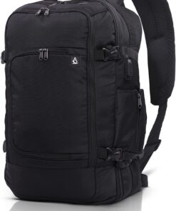 Aerolite Sac à Dos et Bagage en Cabine pour Travail et Voyage Sacoche Adaptive pour Portable de 15" 55x35x20 39L