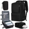 Sacs de voyage Flitrionic imperméables cabine Easyjet, sac à dos voyage pour homme, 35L antivol avec port USB