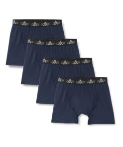 FM London Boxershorts pour Hommes | Doux, Durables, Bonne Tenue | Pack de 4 | Boxers Hipster FM London