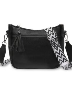 Sacs Bandoulière Aucuu pour Femme en Cuir PU, Grande Capacité avec Poche Arrière Antivol et Bretelles Réglables