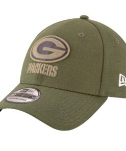 Couronne New Era Green Bay Packers 39thirty Stretch En Terrain de Jeu 2018 Hommage aux Services - Vert - Taille L-XL