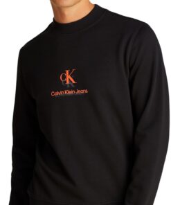 Calvin Klein Sweat-Shirt à Enfiler Homme - Confort et Style en Coton Supérieur - Hommes - Fitness - Taille Large - Hauts