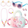 Collier Unicorn Bijoux Enfants Fille Anniversaire de Fête Cadeau