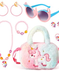 Collier Unicorn Bijoux Enfants Fille Anniversaire de Fête Cadeau
