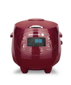 Petit cuiseur à riz REISHUNGER bordeaux, 0,6 l pour 3 personnes, multifonction et maintien au chaud