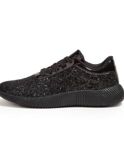 Titres d'optimisation SEO en français pour le marché américain : 1. Baskets brillantes femme Lucky Step avec strass et